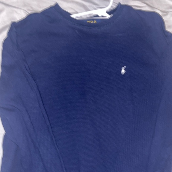 Navy blue polo sweater - Picture 1 of 1